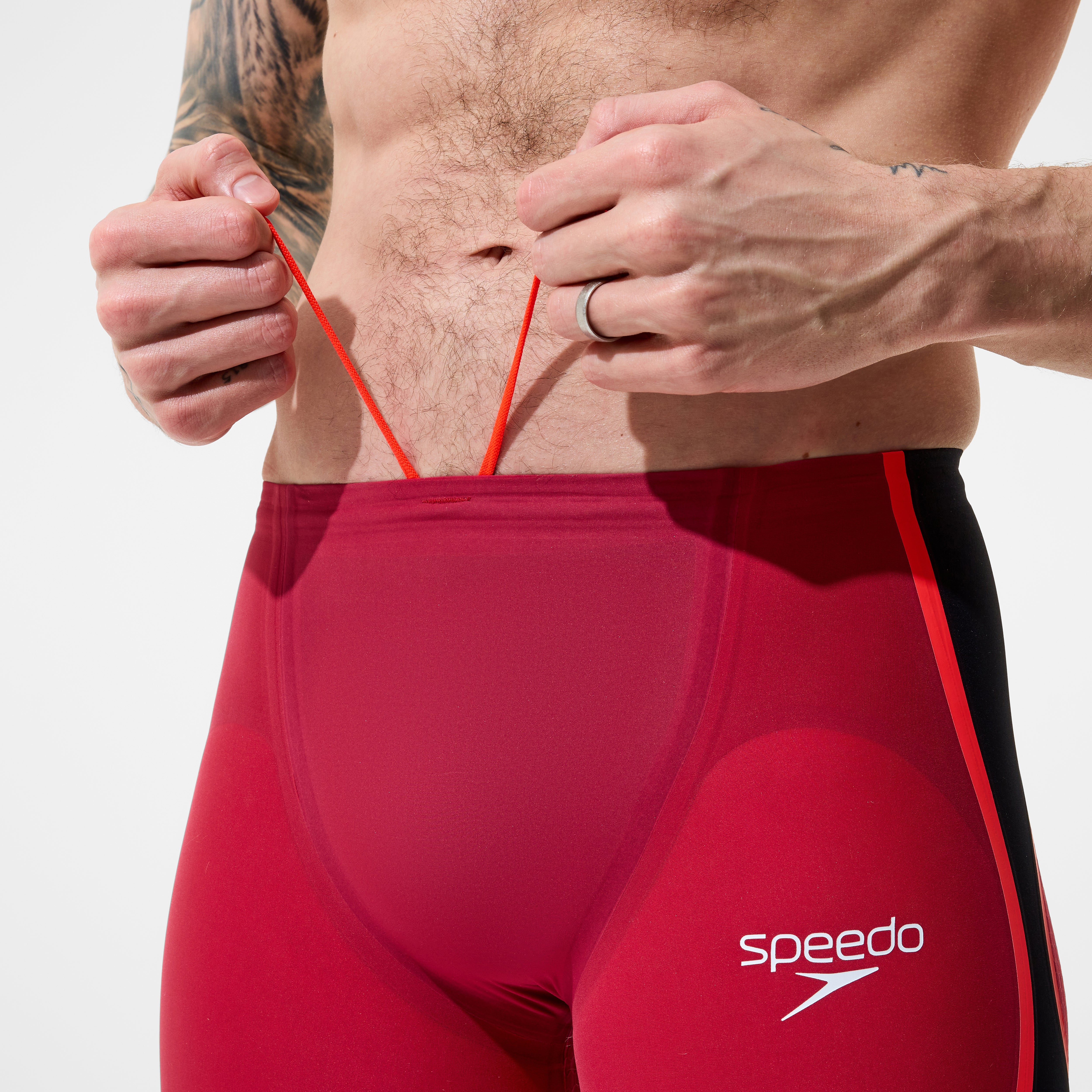 Men's Fastskin LZR Pure Intent 2.0 High Waist Jammer Red/Black