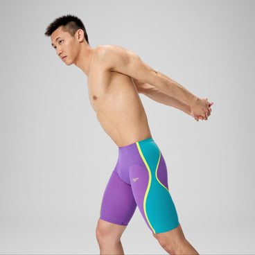 Men's Fastskin LZR Pure Intent 2.0 High Waist Jammer Purple/Blue/Yellow