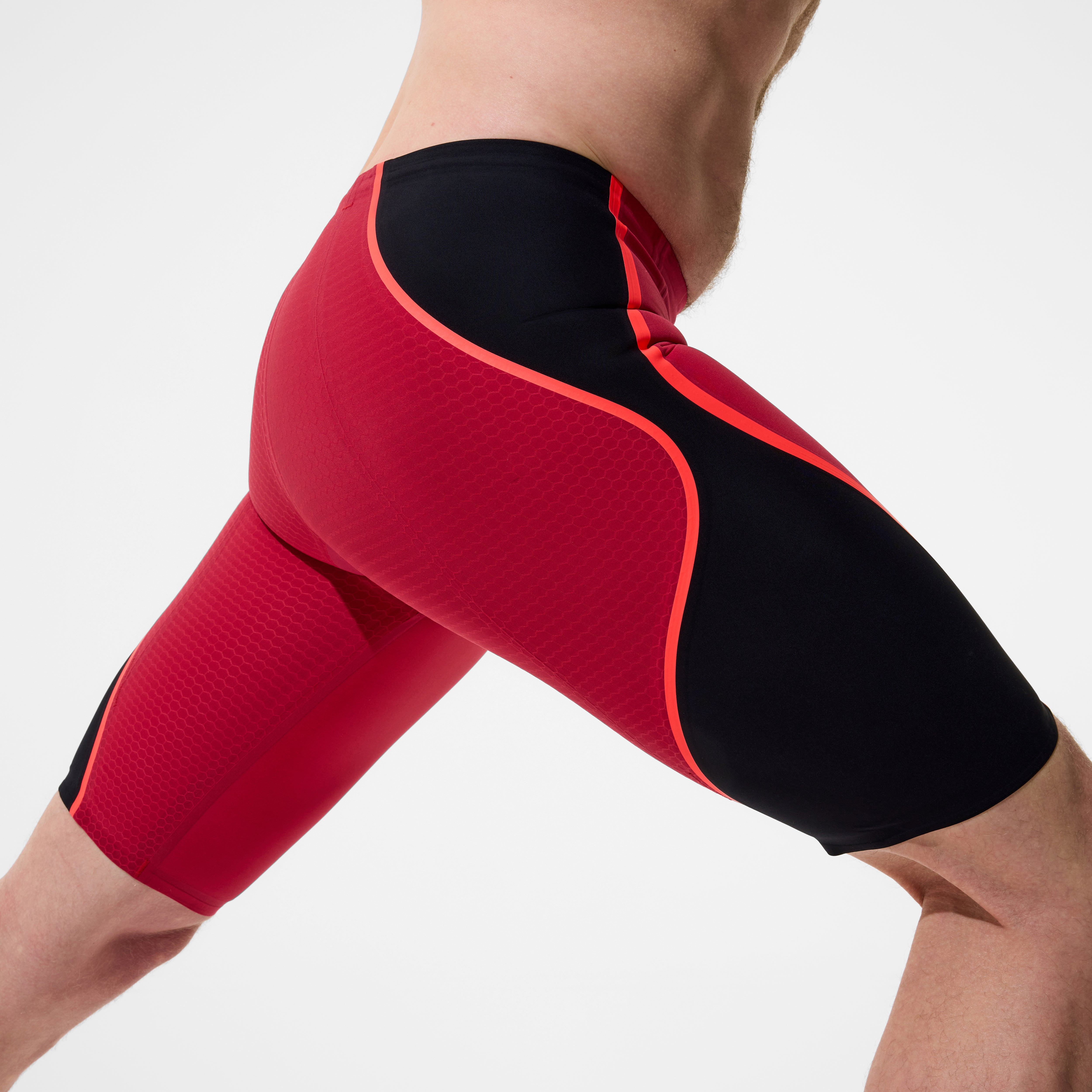 Men's Fastskin LZR Pure Intent 2.0 High Waist Jammer Red/Black