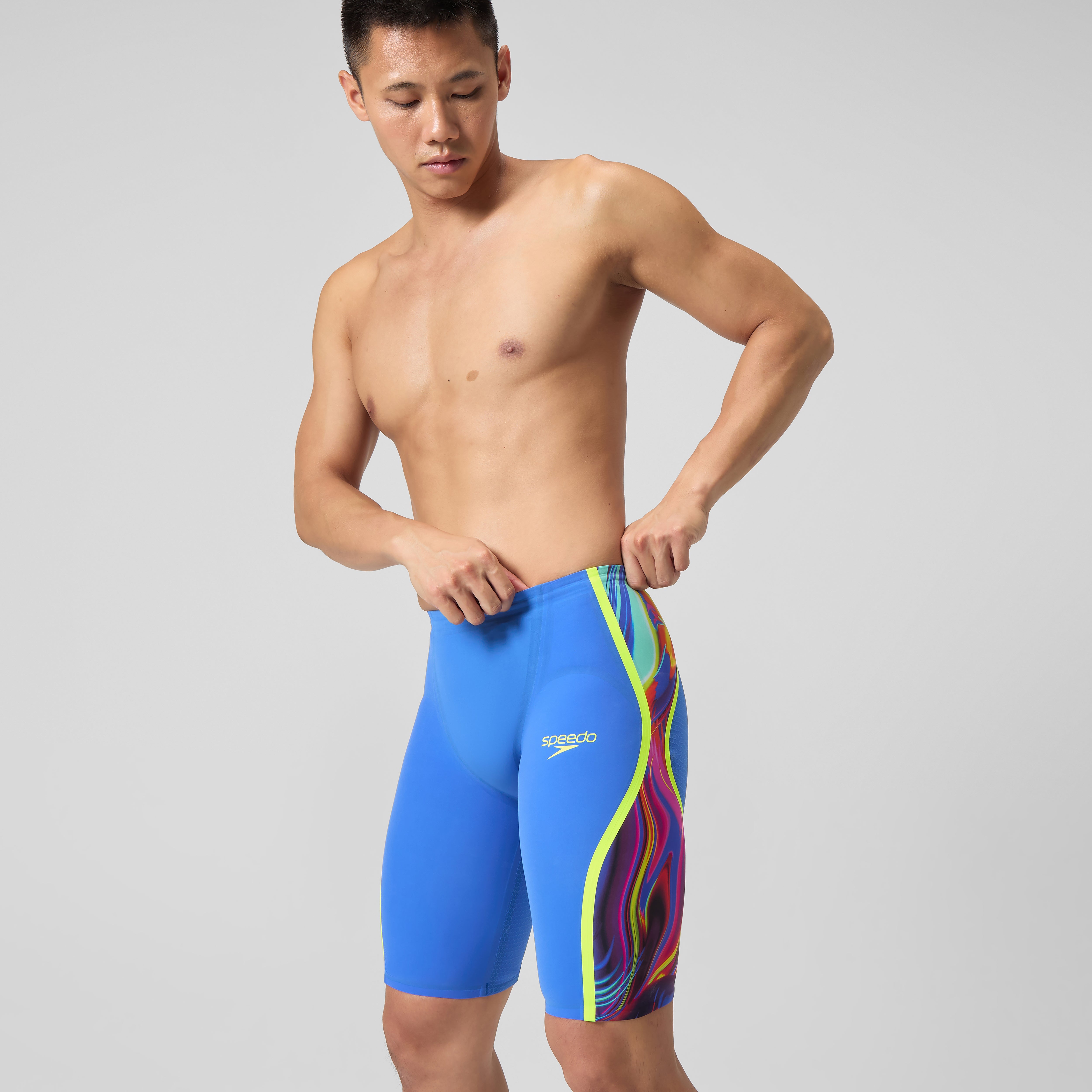 Men's Fastskin LZR Pure Intent 2.0 High Waist Jammer Blue/Yellow