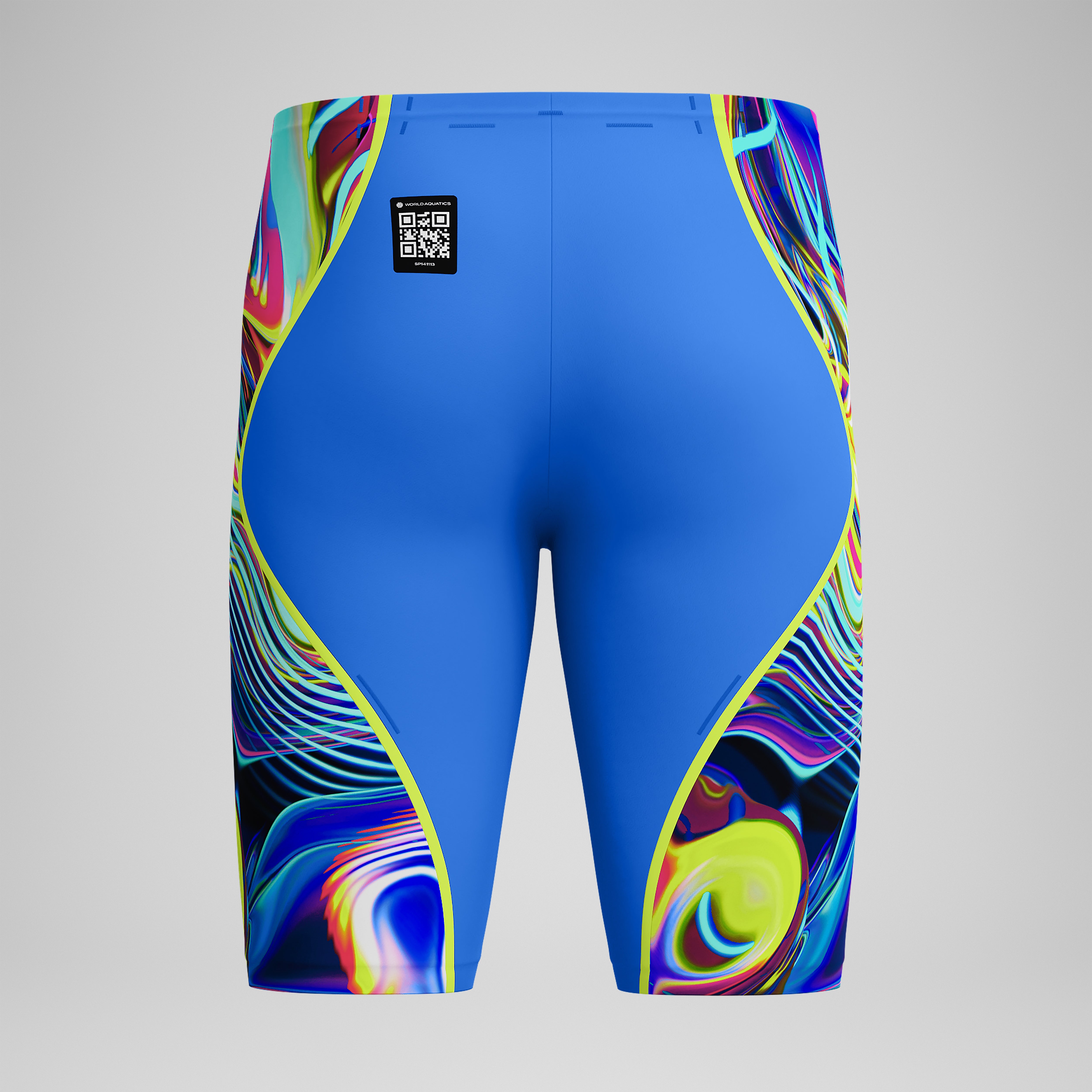 ひ*で様 speedo Pure Intent High Waist Men's Fastskin LZR Pure Intent 2.0 High Waist Jammer Blue/Yellow