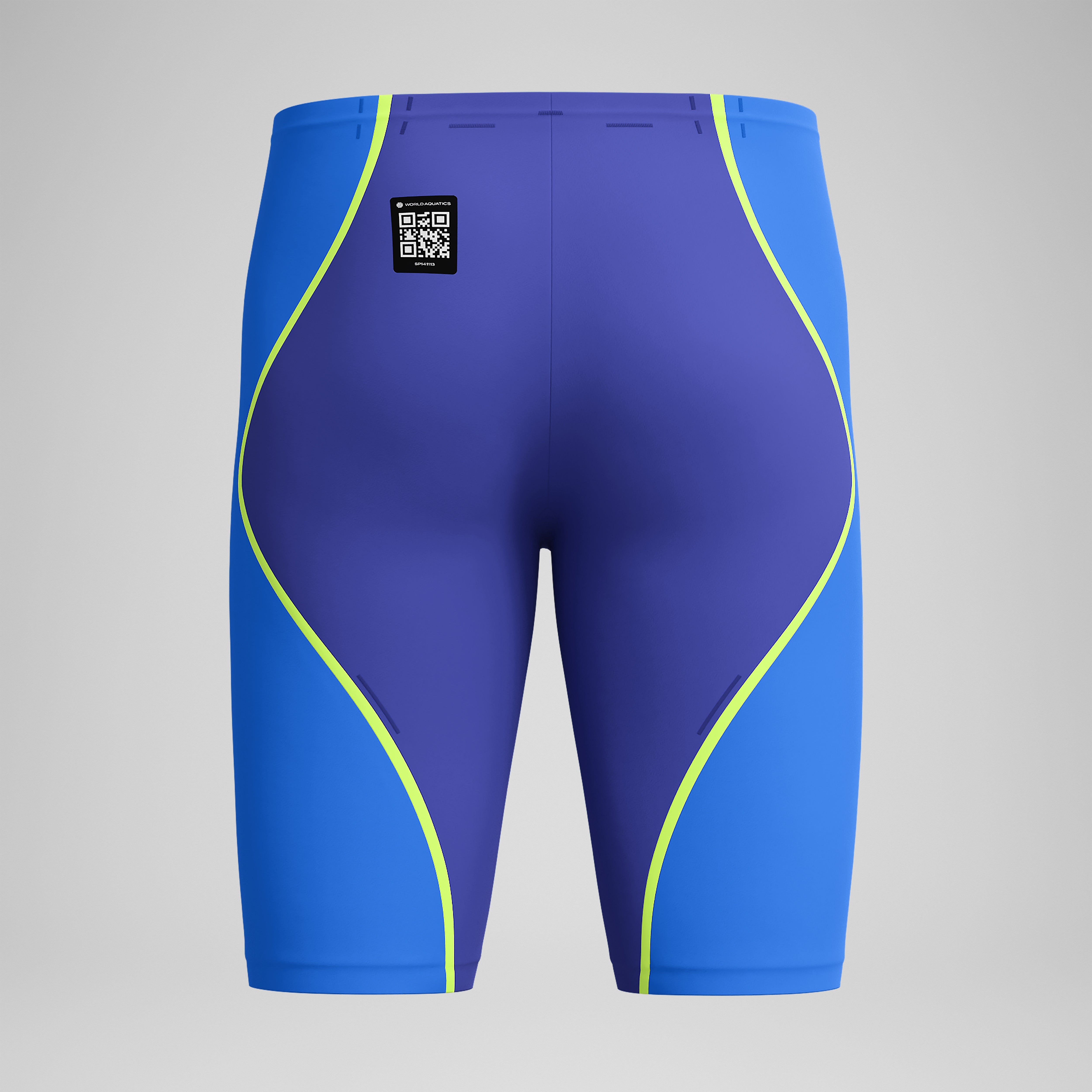 Men's Fastskin LZR Pure Intent 2.0 High Waist Jammer Blue/Yellow