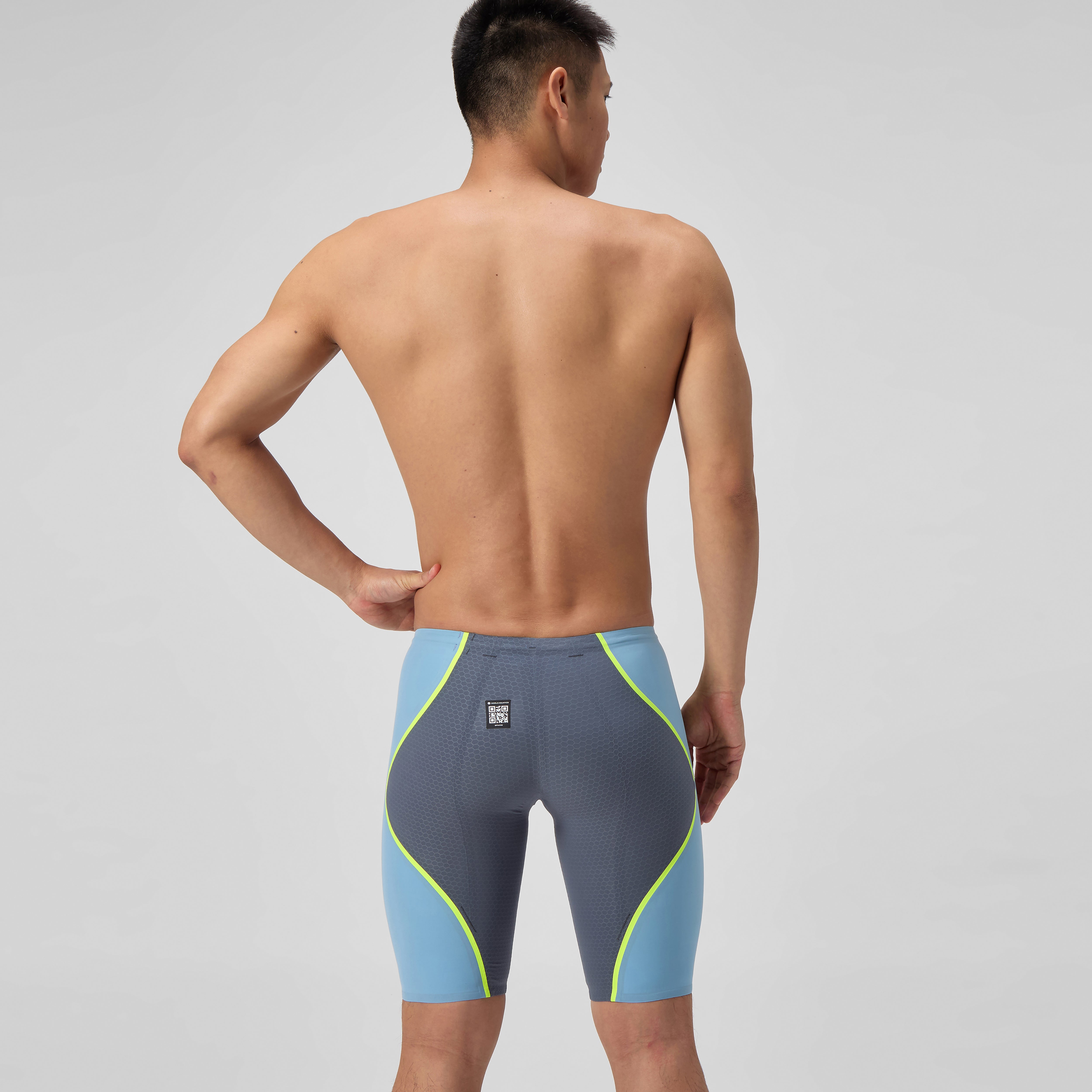 Men's Fastskin LZR Pure Intent 2.0 High Waist Jammer Grey/Blue