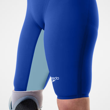 Women's Fastskin LZR Pure Valor 2.0 Openback Kneeskin Blue