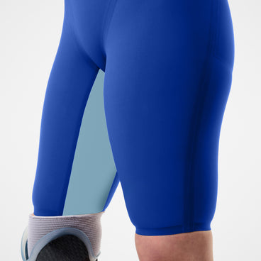 Women's Fastskin LZR Pure Valor 2.0 Openback Kneeskin Blue