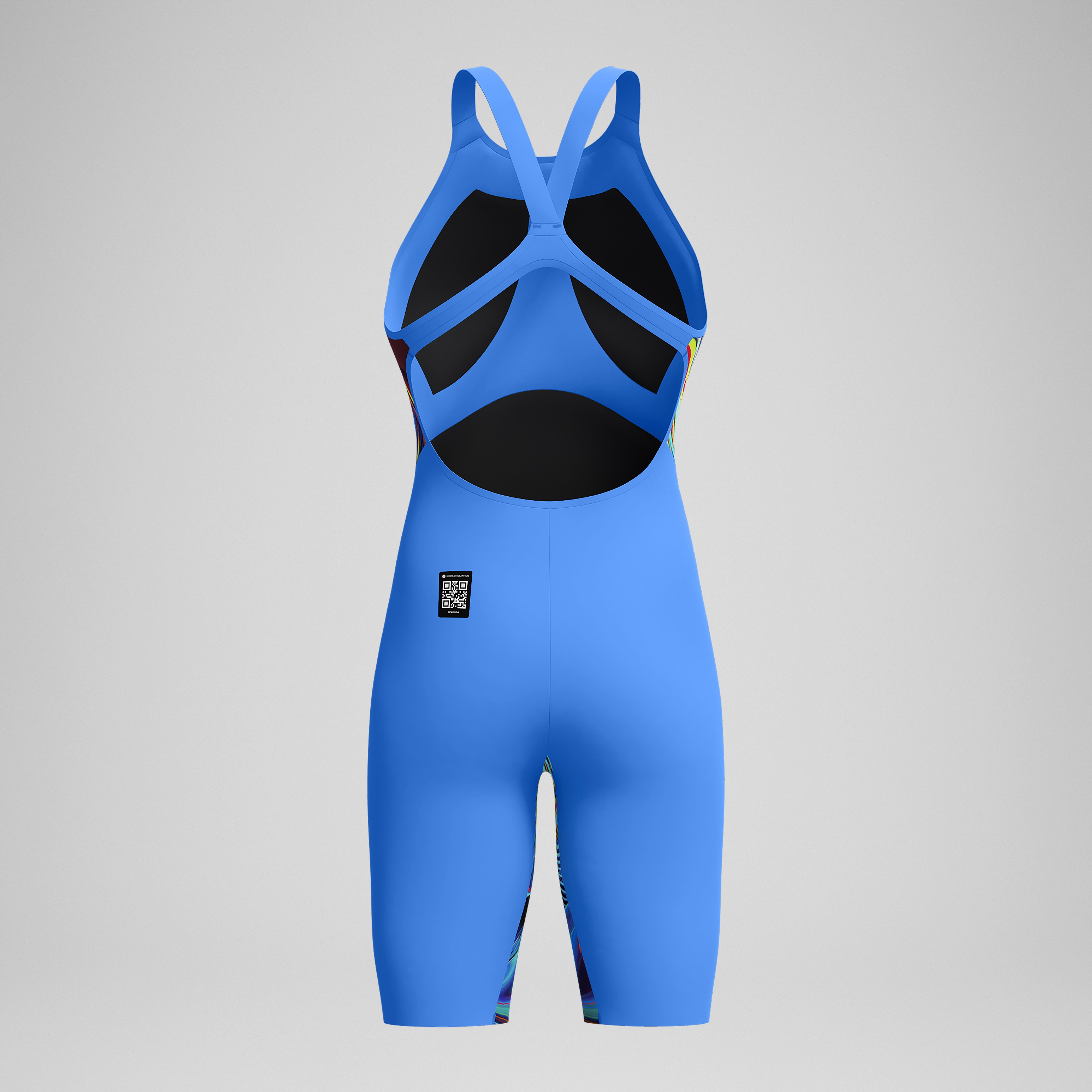 Women's Fastskin LZR Pure Valor 2.0 Openback Kneeskin Blue/Pink