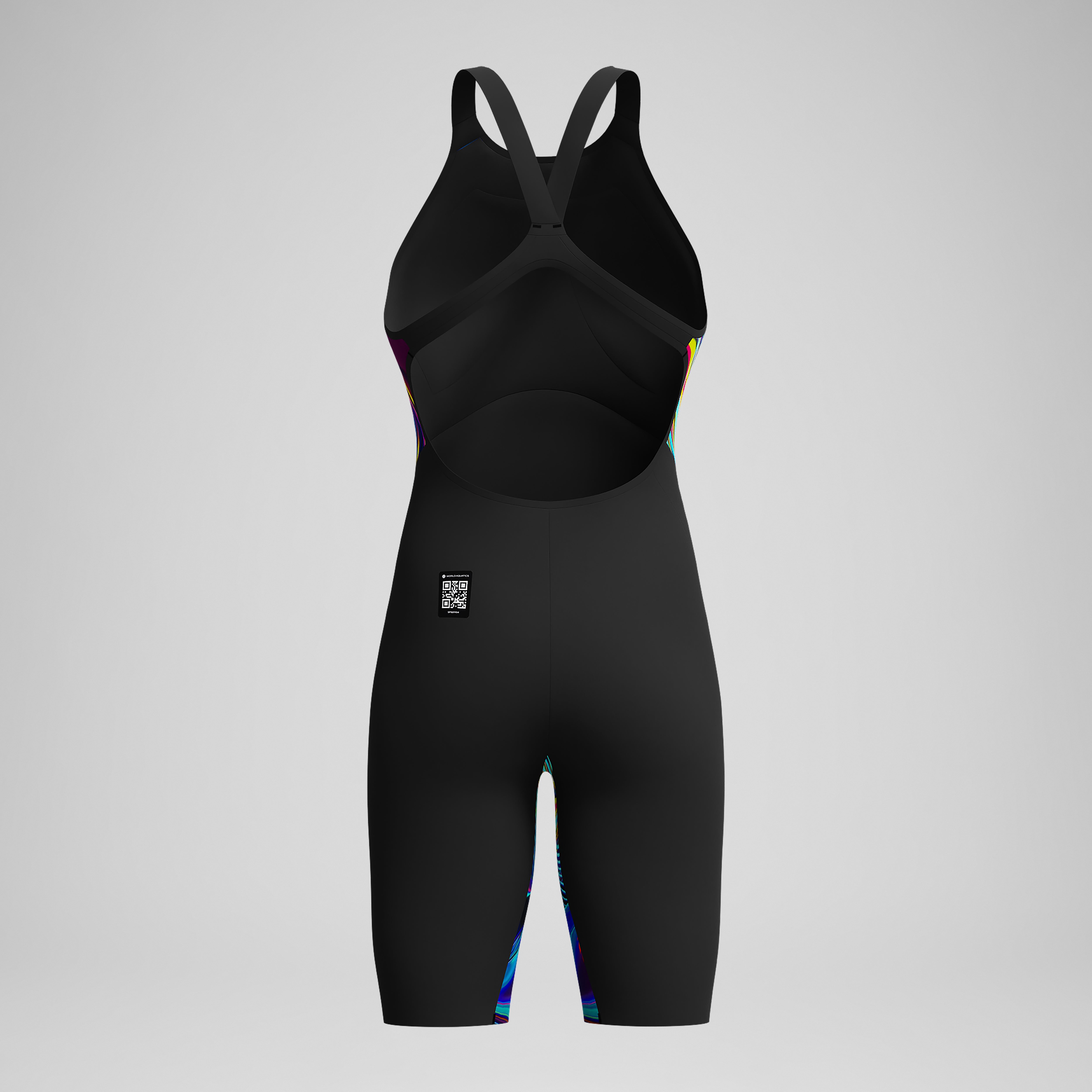 Women's Fastskin LZR Pure Valor 2.0 Openback Kneeskin Black/Red