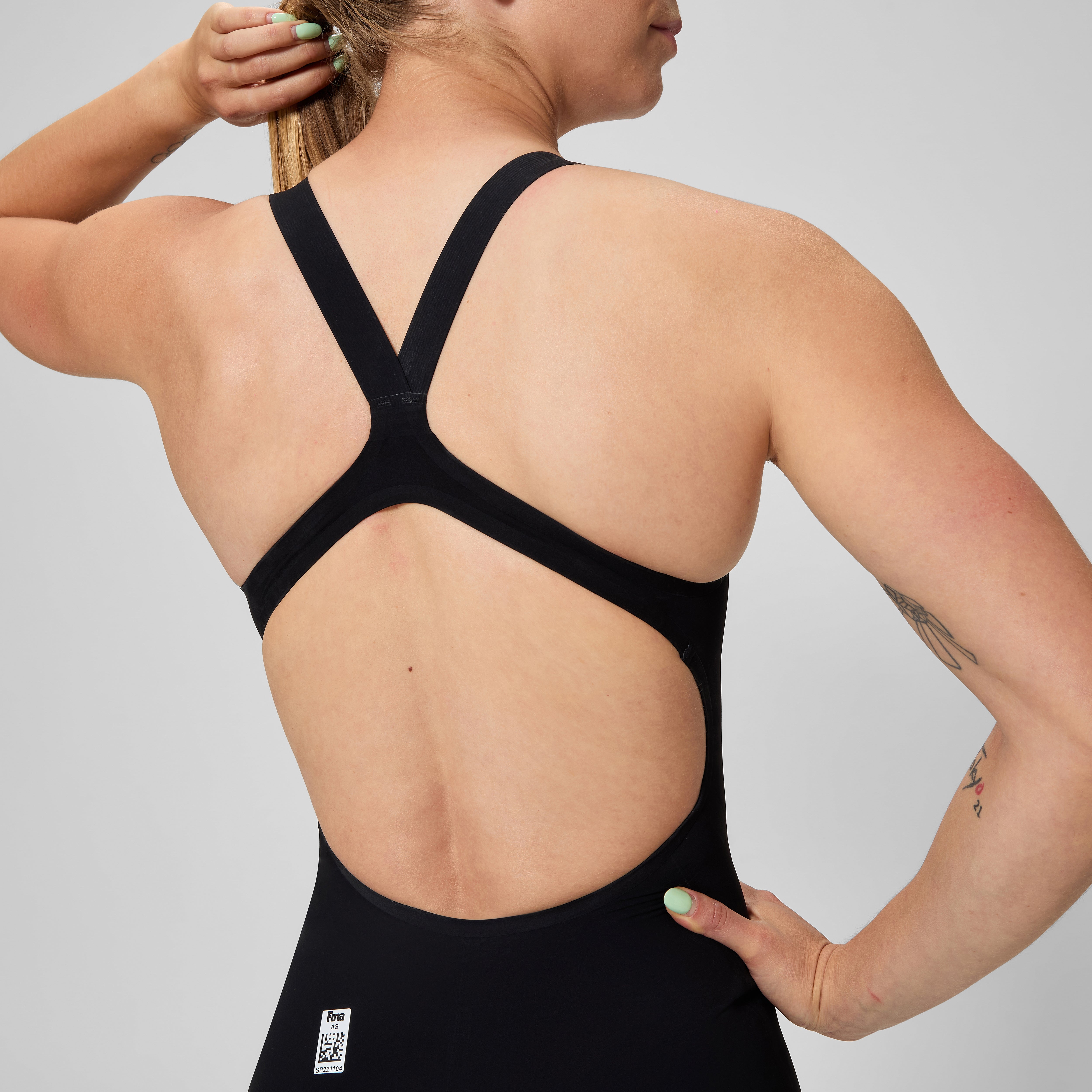 speedo Fastskin FS2 Sサイズ フルレッグ Women's Fastskin 2.0 LZR Valor 2.0 Openback Kneeskin Black | Speedo