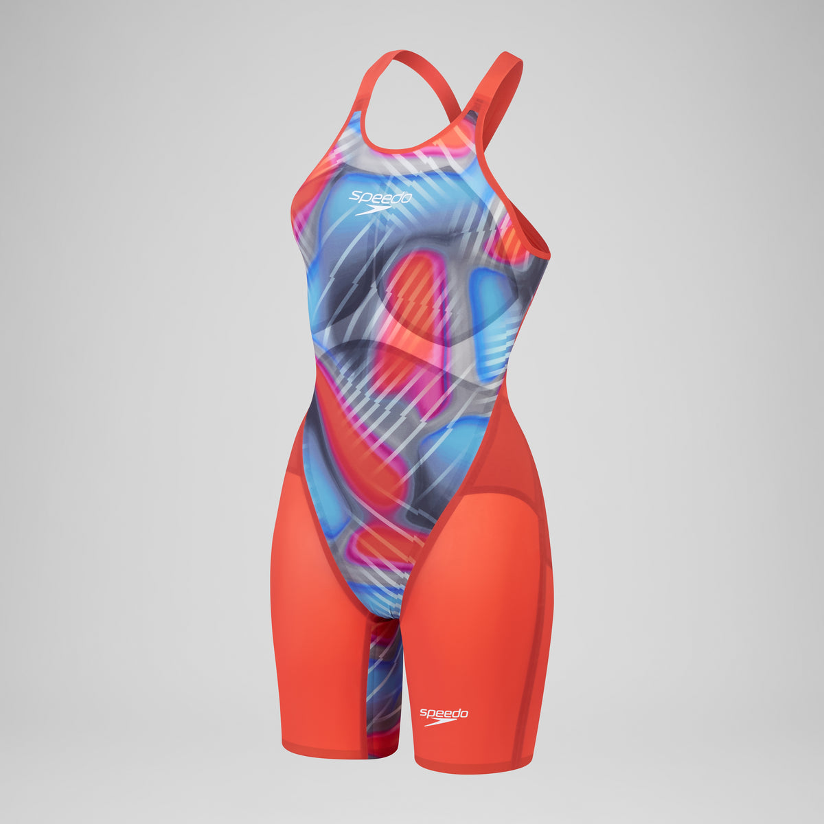 Fastskin LZR Pure Valor 2.0 Openback Kneeskin Red Blue