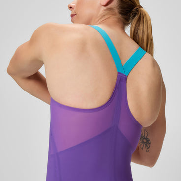 Women's Fastskin LZR Pure Valor 2.0 Closedback Kneeskin Purple/Blue