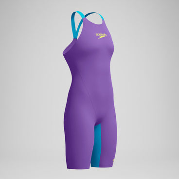 Women's Fastskin LZR Pure Valor 2.0 Closedback Kneeskin Purple/Blue