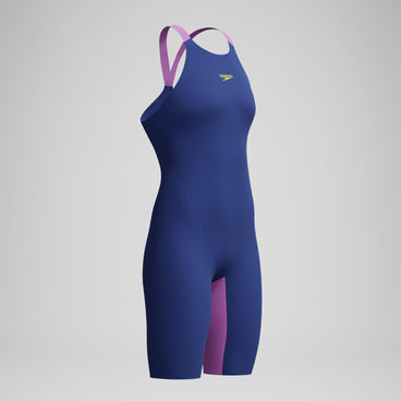 Women's Fastskin LZR Pure Valor 2.0 Closedback Kneeskin Navy/Pink