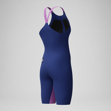 Women's Fastskin LZR Pure Valor 2.0 Closedback Kneeskin Navy/Pink