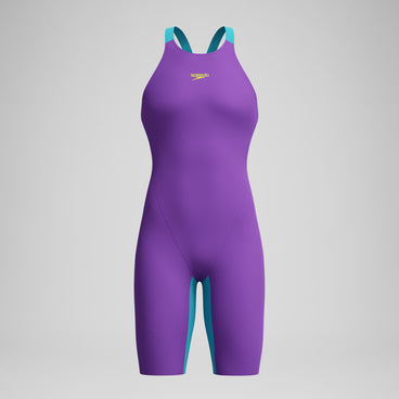 Women's Fastskin LZR Pure Valor 2.0 Closedback Kneeskin Purple/Blue