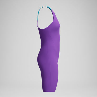 Women's Fastskin LZR Pure Valor 2.0 Closedback Kneeskin Purple/Blue