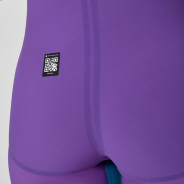Women's Fastskin LZR Pure Valor 2.0 Closedback Kneeskin Purple/Blue