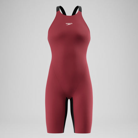 Women's Fastskin LZR Pure Valor 2.0 Closedback Kneeskin Red/Black