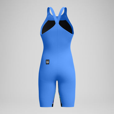 Women's Fastskin LZR Pure Valor 2.0 Closedback Kneeskin Blue/Pink