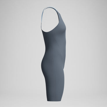 Women's Fastskin LZR Pure Valor 2.0 Closedback Kneeskin Grey/Blue