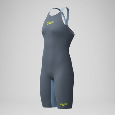 Women's Fastskin LZR Pure Valor 2.0 Closedback Kneeskin Grey/Blue