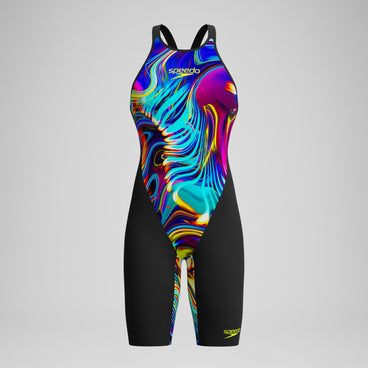 Women's Fastskin LZR Pure Valor 2.0 Closedback Kneeskin Black/Red