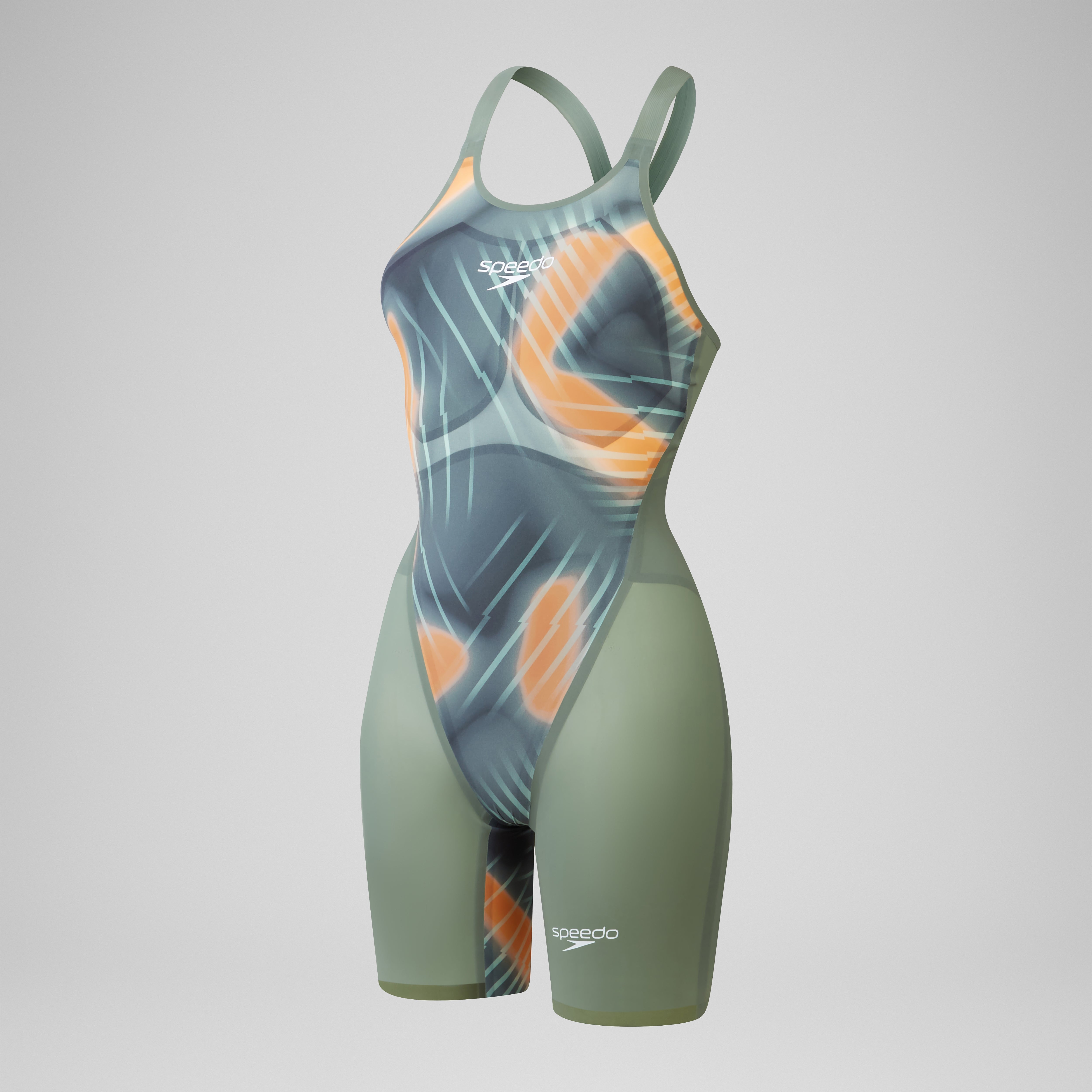 Women's Fastskin LZR Pure Valor 2.0 Closedback Kneeskin Green