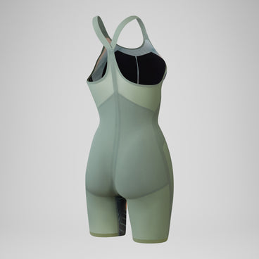 Women's Fastskin LZR Pure Valor 2.0 Closedback Kneeskin Green/Orange