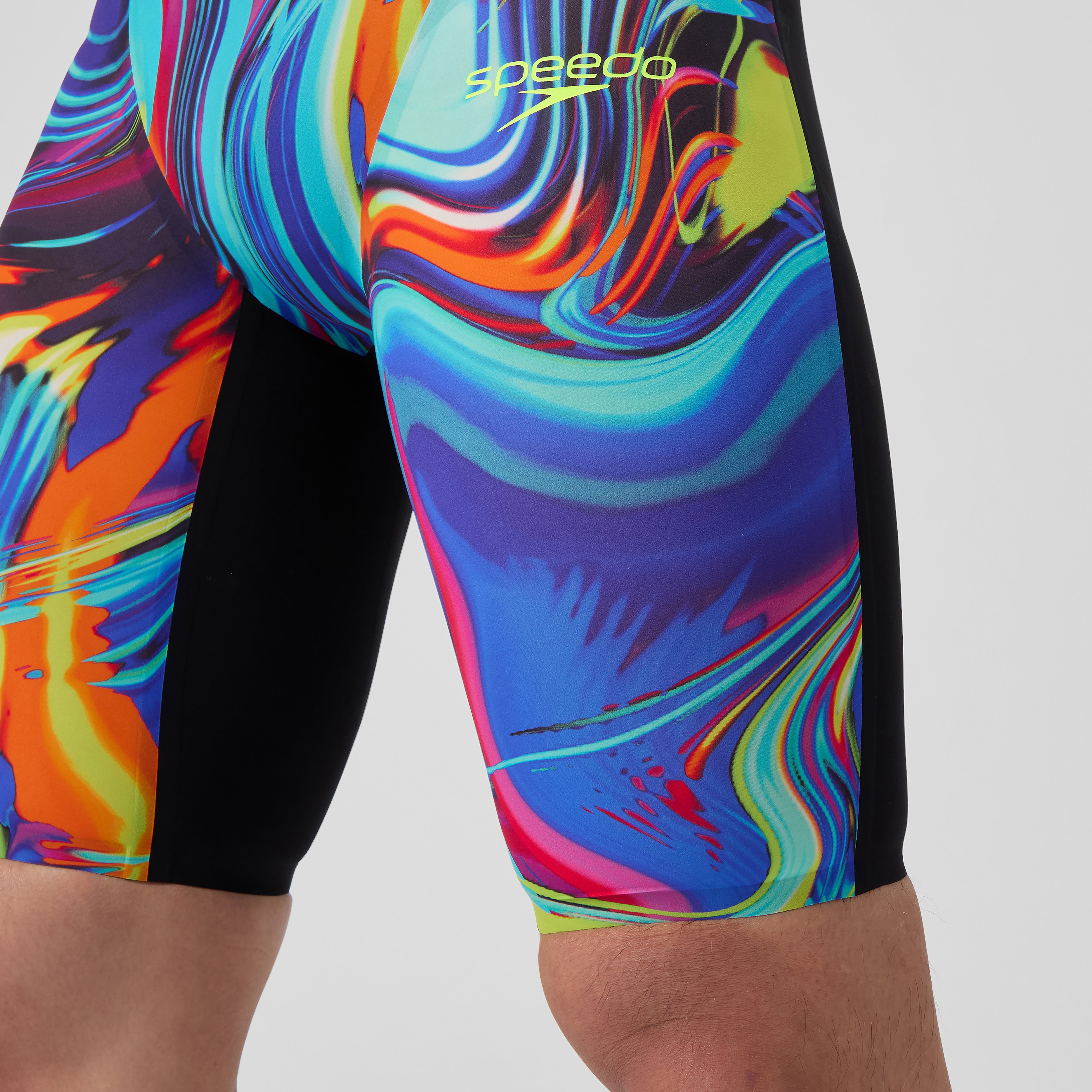Men's Fastskin LZR Pure Valor 2.0 Jammer Black/Red | Speedo