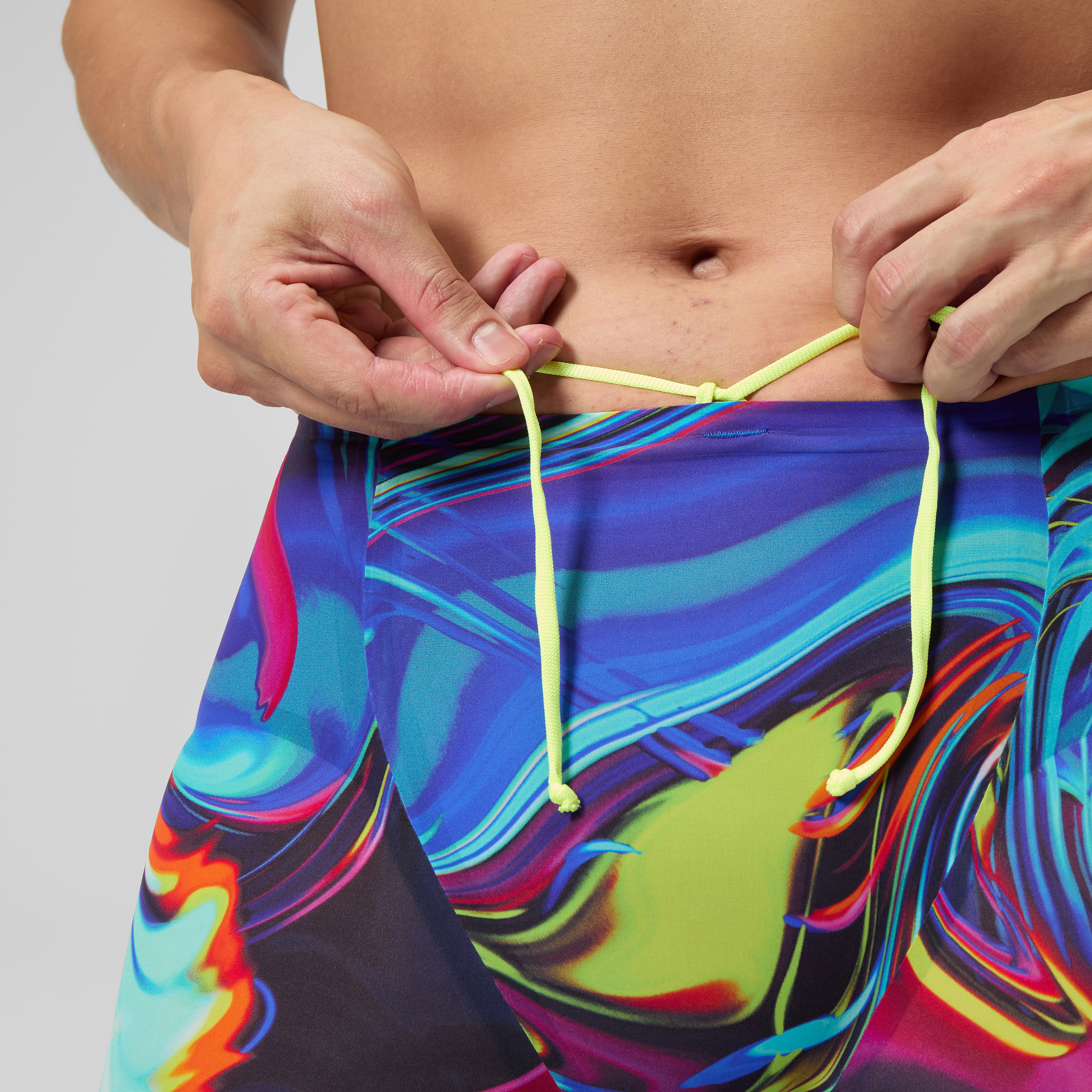 Men's Fastskin LZR Pure Valor 2.0 High Waist Jammer Blue/Pink | Speedo