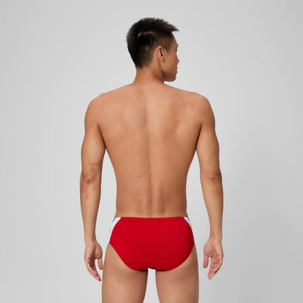 Men's Edge Splice Brief Navy/Red