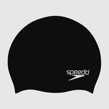 Unisex Junior Silicone Cap Black