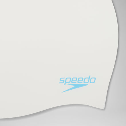 Plain Moulded Silicone Junior Cap White