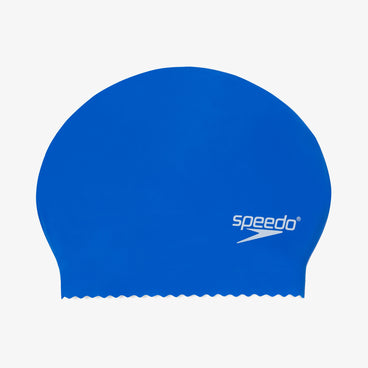 Adult Solid Latex Cap Blue