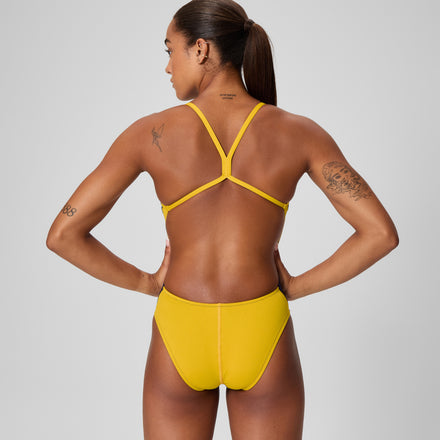 Women's Edge Splice One Back One Piece Navy/Gold