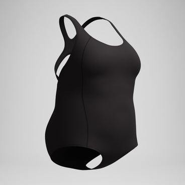 Women's Conservative Ultraback Plus One Piece Black