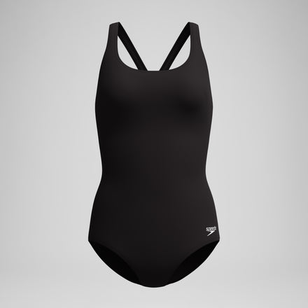 Women's Moderate Ultraback Long One Piece Black