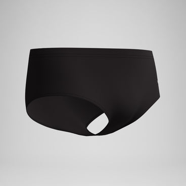 Men's Solid Dive Swim Bottom Black