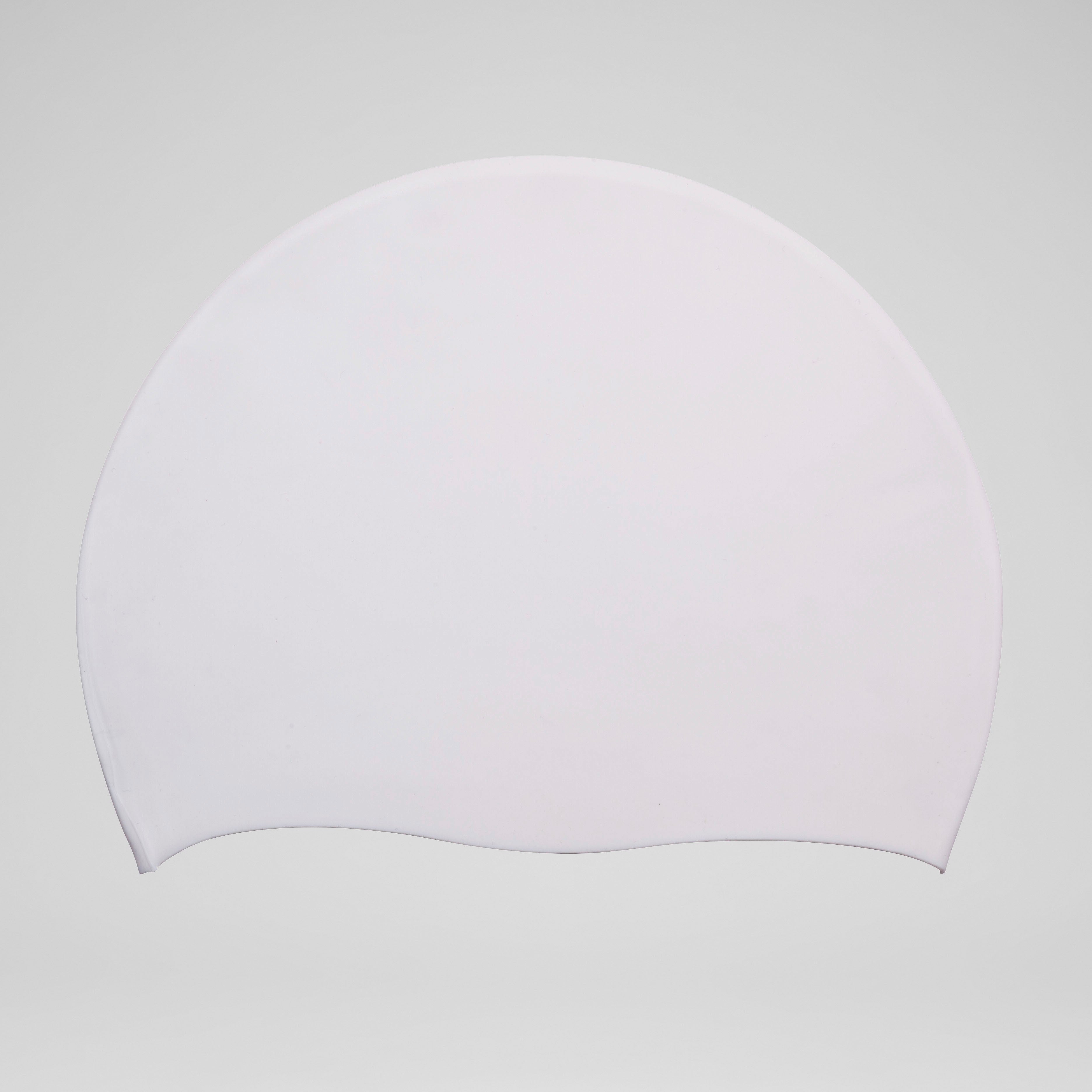 Adult Elastomeric Solid Silicone Cap White | Speedo