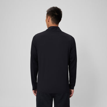 Adult Unisex Long Sleeve 1/4 Zip Team Black
