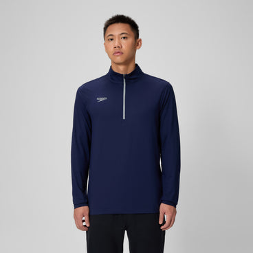 Adult Unisex Long Sleeve 1/4 Zip Team Navy