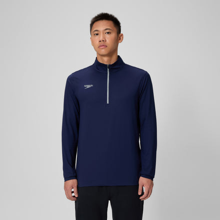 Adult Unisex Long Sleeve 1/4 Zip Team Navy