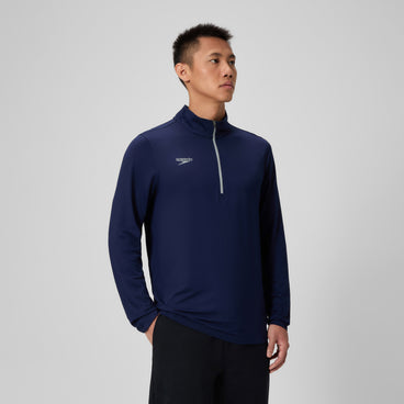 Adult Unisex Long Sleeve 1/4 Zip Team Navy