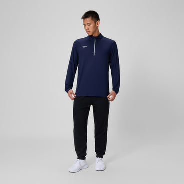 Adult Unisex Long Sleeve 1/4 Zip Team Navy