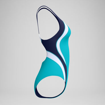 Women's Quantum Fusion Splice One Piece Blue/Navy