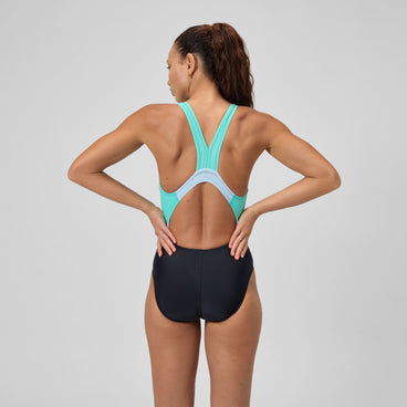 Women's Quantum Fusion Splice One Piece Blue