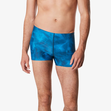 Men's Printed Square Leg Blue