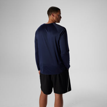 Men's New Easy Long Sleeve Granite Rashguard Navy