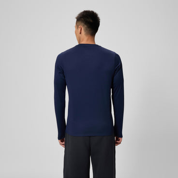 Basic Long Sleeve Swim T-shirt Navy