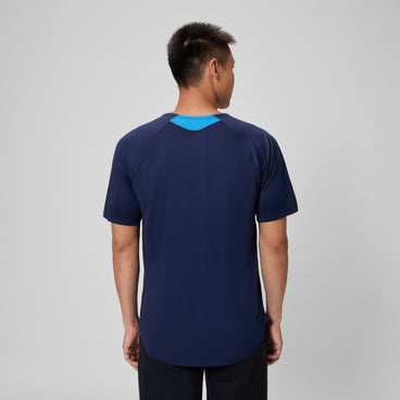 Speedo Short Sleeve Swim Rashguard Navy