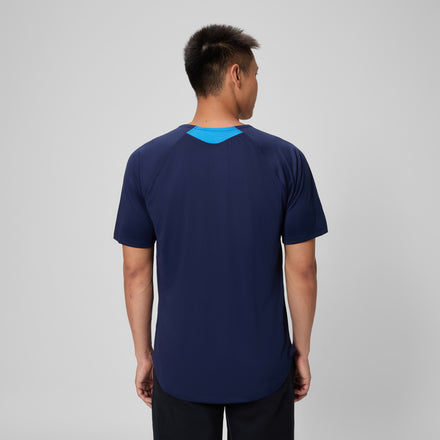 Speedo Short Sleeve Swim Rashguard Navy